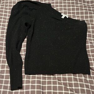 Autumn cashmere 1 shoulder sweater